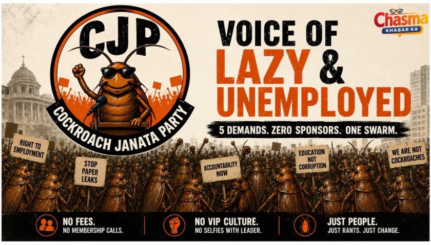 Cockroach Janta Party CJP Banner